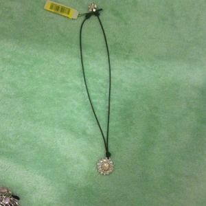 Fossil Flower Necklace