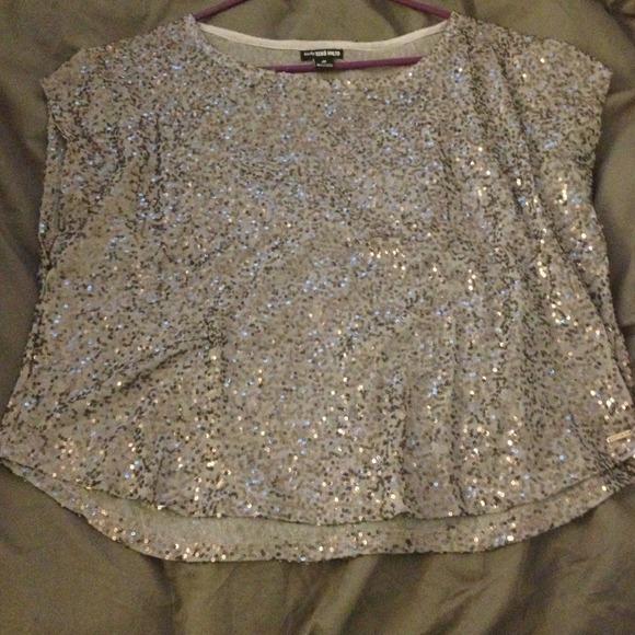 Sparkle grey top