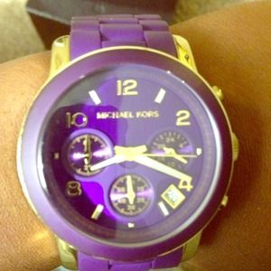Michael Kors watch purple