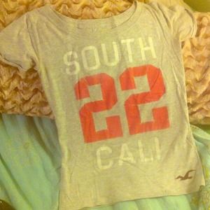 ***Trade***Off-shoulder hollister shirt