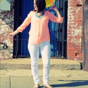 {White Skinny Jeans}