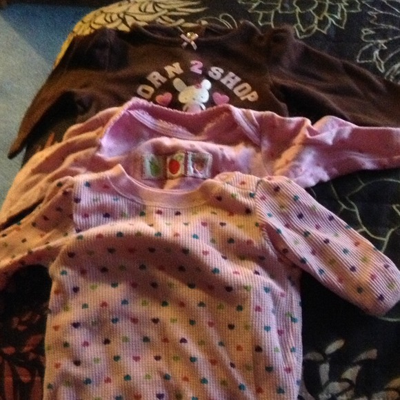 0-3 month onesies long sleeve