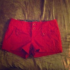 Red shorts