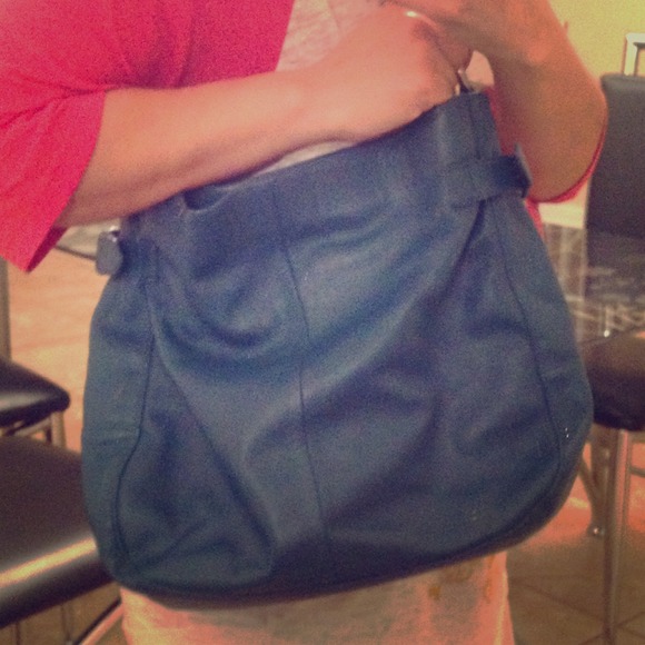 🔴SOLD🔴Dark teal leather Gap handbag