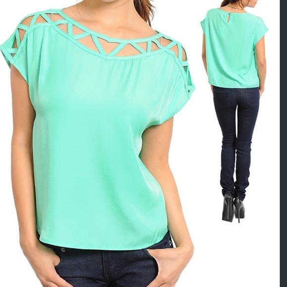 Mint cut out top