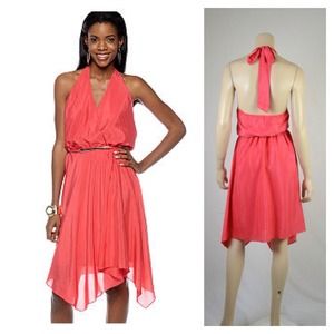 Sale! Vince Camuto Hankerchief Halter Dress