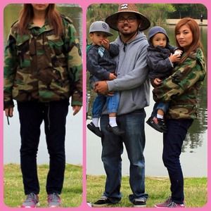 Camo All Weather Heavy Jacket, Size S