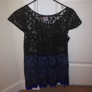 SOLD! Free People Large Unique Blouse