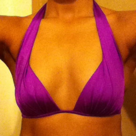 Victoria's Secret Fuschia bikini top XS.