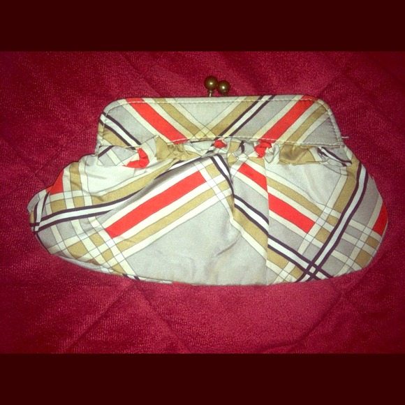 Plaid Clutch from The Gap