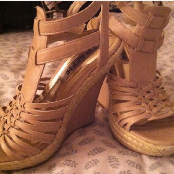 Strappy Wedges