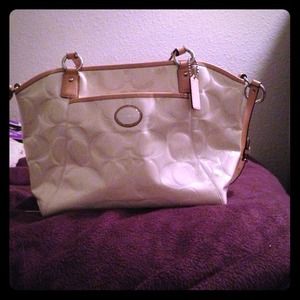 White Coach Bag