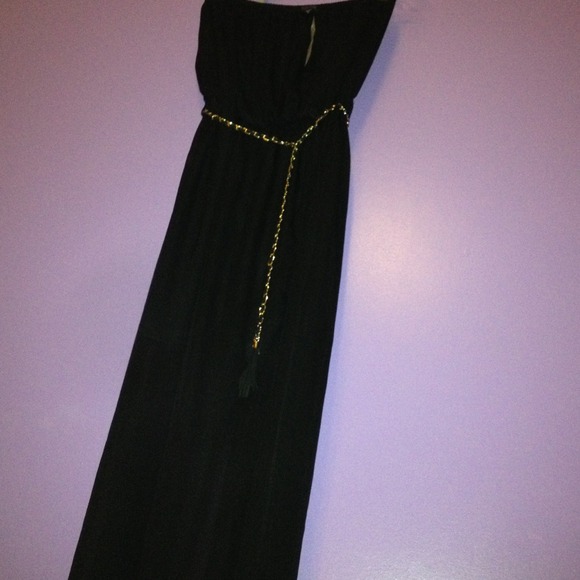 BEBE Floor length tube dress