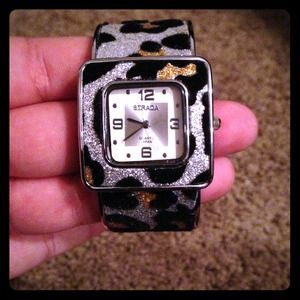 Leopard print watch