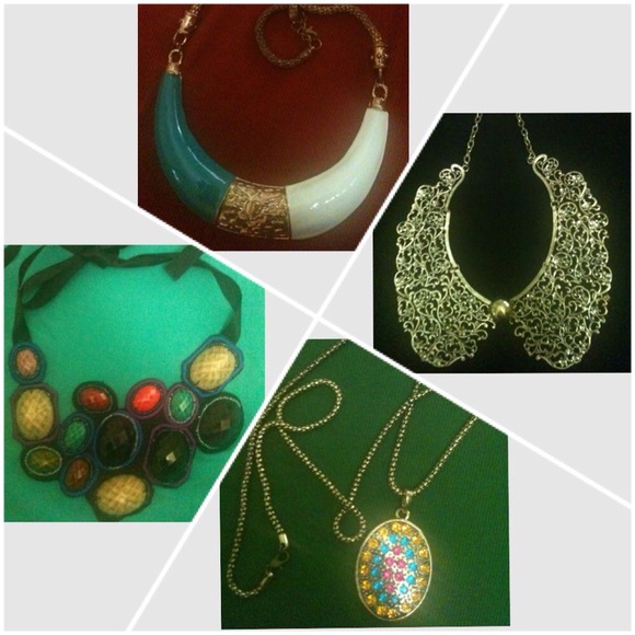 *SOLD* statement necklace bundle price
