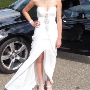 White prom dress!
