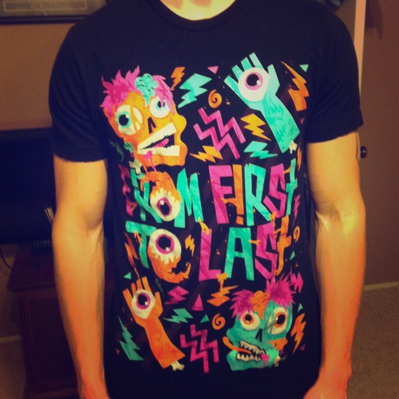 From First To Last band tshirt