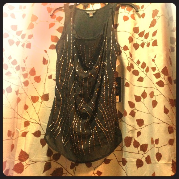 -----SOLD-------Rock & Republic Black Tank