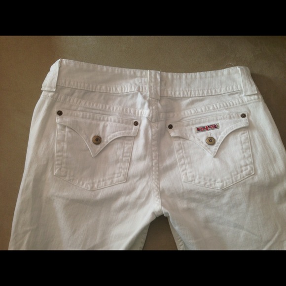 🔴SOLD🔴  Hudson White Jeans - Size 32