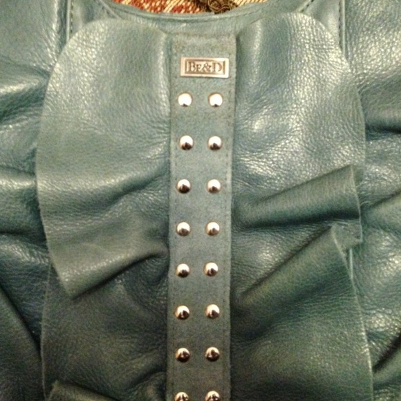 Great Be&D light blue ruffle purse