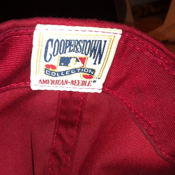 Vintage baseball snap back , Burgundy, clean - Picture 3 of 3