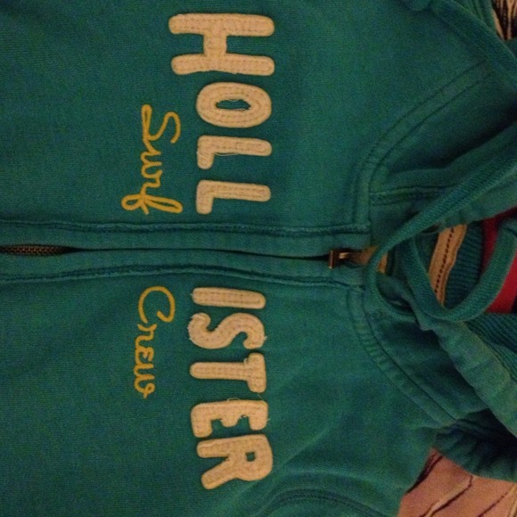 *SALE*Hollister Hoodie Zip-up Sweater - Picture 4 of 4