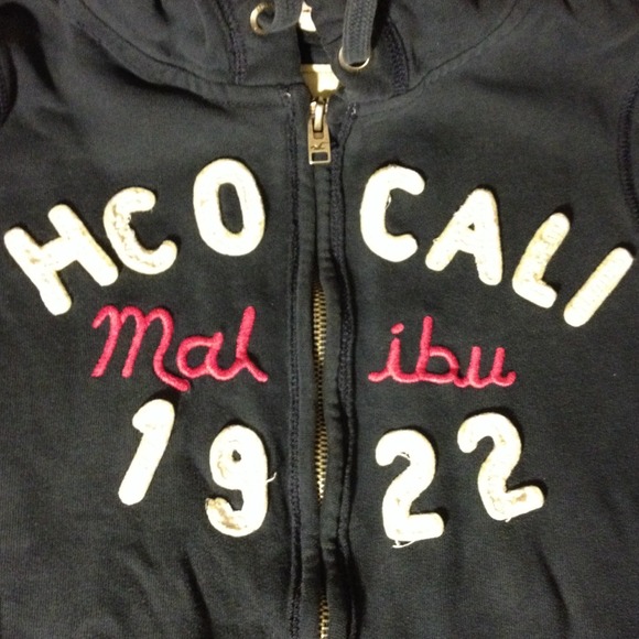 *SALE*Hollister zip-up hoodie sweater - Picture 2 of 3