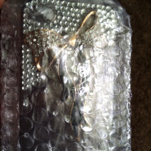 Crystal bow 3d apple iPhone 4 case