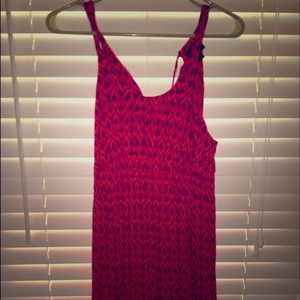 Orange and Red Sundress