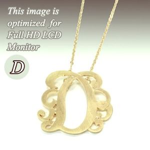 Single initial necklaces 21.00