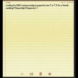 Ugg Lucianna grape ikat