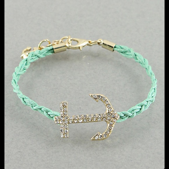 Jewelry - Mint Anchor Bracelet