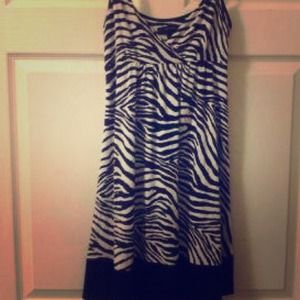 Express zebra dress