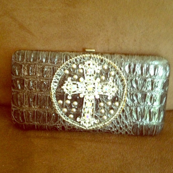 Brown leather wallet