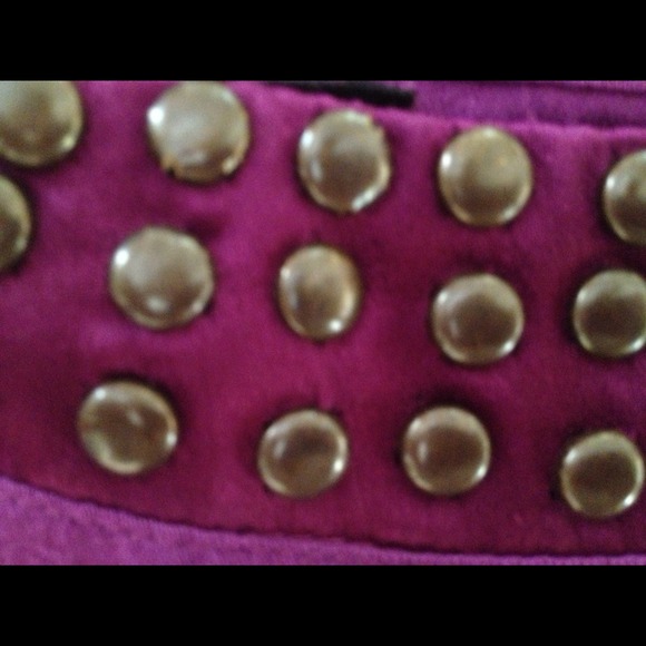 💐SOLD💐Royal Purple🌷studded top Sexy & Classy! - Picture 2 of 3