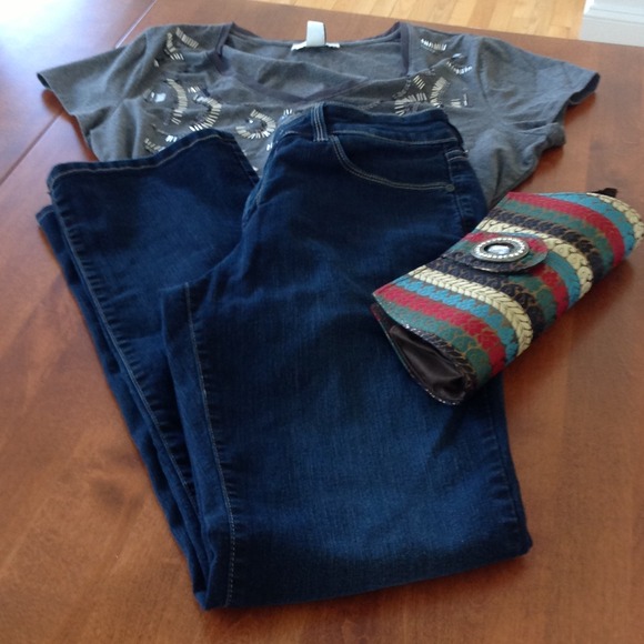 🌀Sold in bundle🌀Like new NYDJ straight leg jeans