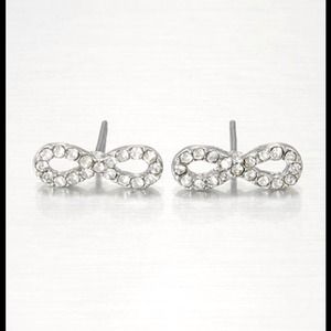 Infinity earrings 15.00 also in gold