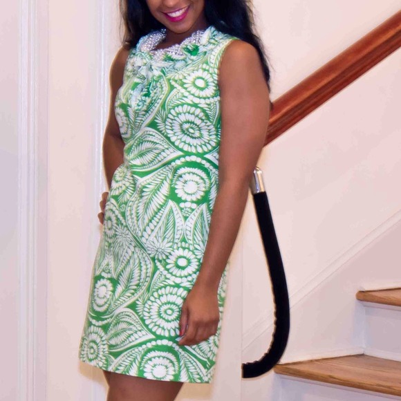 Kate Spade Botanical Bonnie Ruffle Shift Dress - Picture 3 of 4