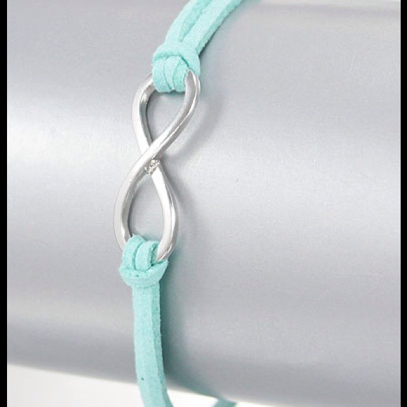 Suede infinity bracelet 14.00 - Picture 1 of 1