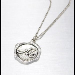 Vintage style initial necklace 17.00