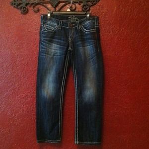 Women's silver capris!