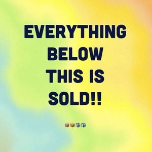 Everything below this is SOLD 📦📦📬📬