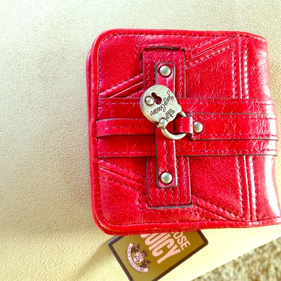 Red Leather Juicy Couture brand new wallet