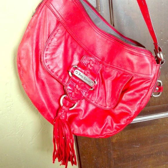 Red Leather Juicy Couture purse