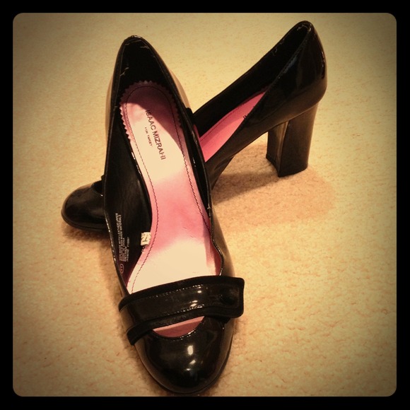 Black thick heels