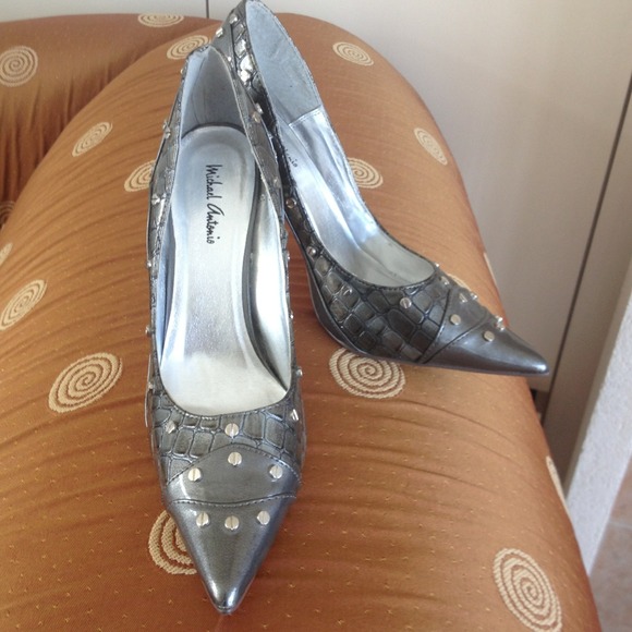 Silver high heels NEW! Final Reduction