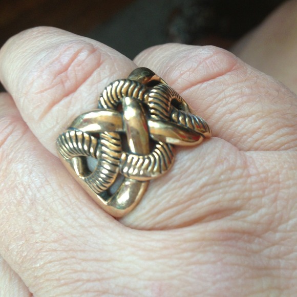 Beautiful Bronze weave design ring any size avail - Picture 1 of 3