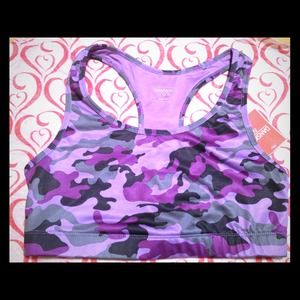 Sports bra& vs pink sunglasses