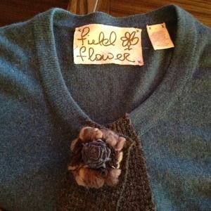 Holding for sassy sweater