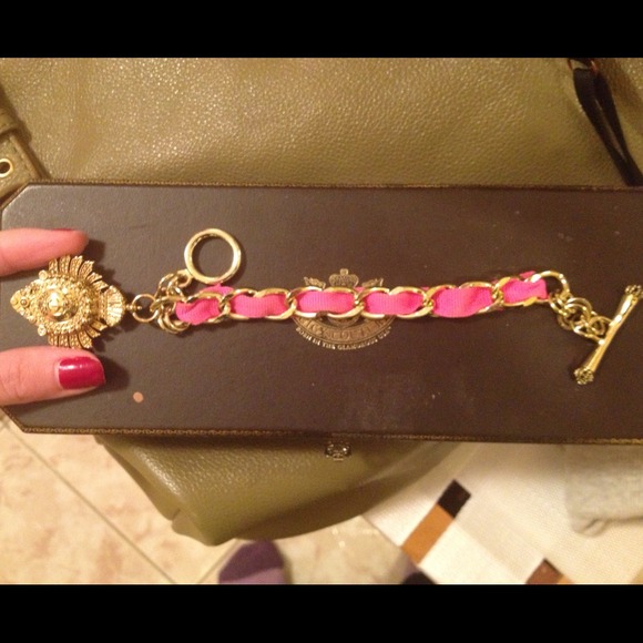 Authentic juicy couture bracelet with perfume